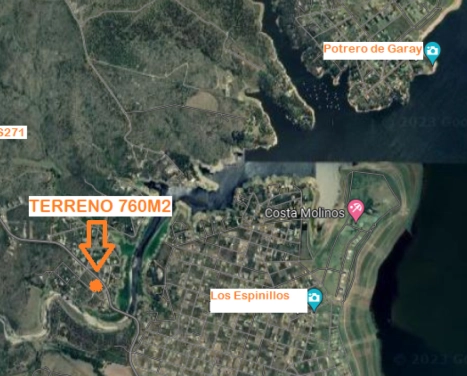 TERRENO 760M2, A MTS DE RUTA PROVINCIAL S271. A 100MTS DE PUENTE LOS ESPINILLOS y RIO LOS ESPINILLOS-CORDOBA-ESCRITURA