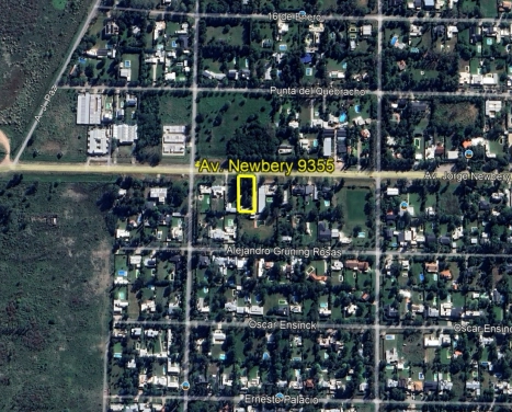 Importante terreno sobre Av. Jorge Newbery 9355 de 21.50 x 48. Total, 1032m2