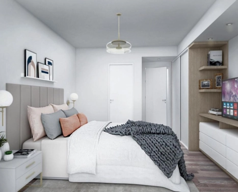 VENTA DEPARTAMENTO DOS DORMITORIOS con balcon - Amenities - FINANCIACION - Av. Pellegrini 1700