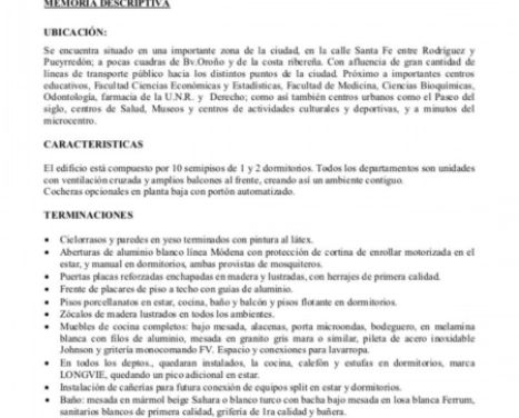 VENTA DEPARTAMENTO Semipiso UN DORMITORIO - Al frente, ventilacion cruzada - Entrega inmediata - Santa Fe 2500